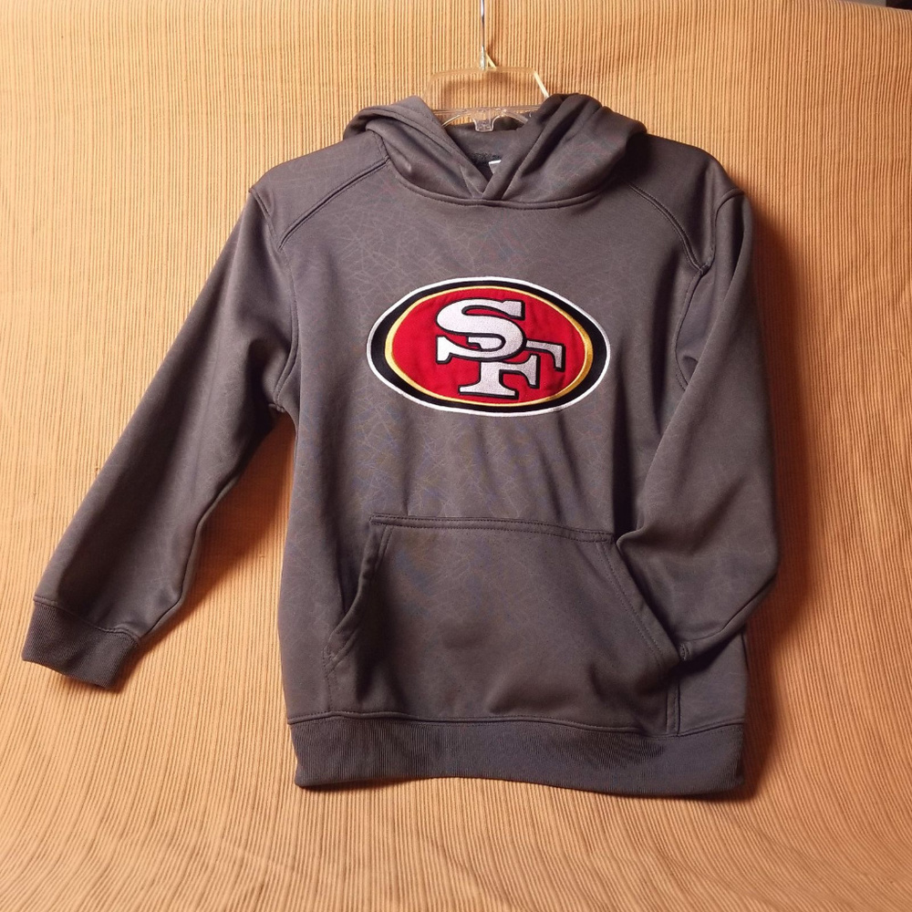 San Franciso 49ers Grey Hoodie sz YM